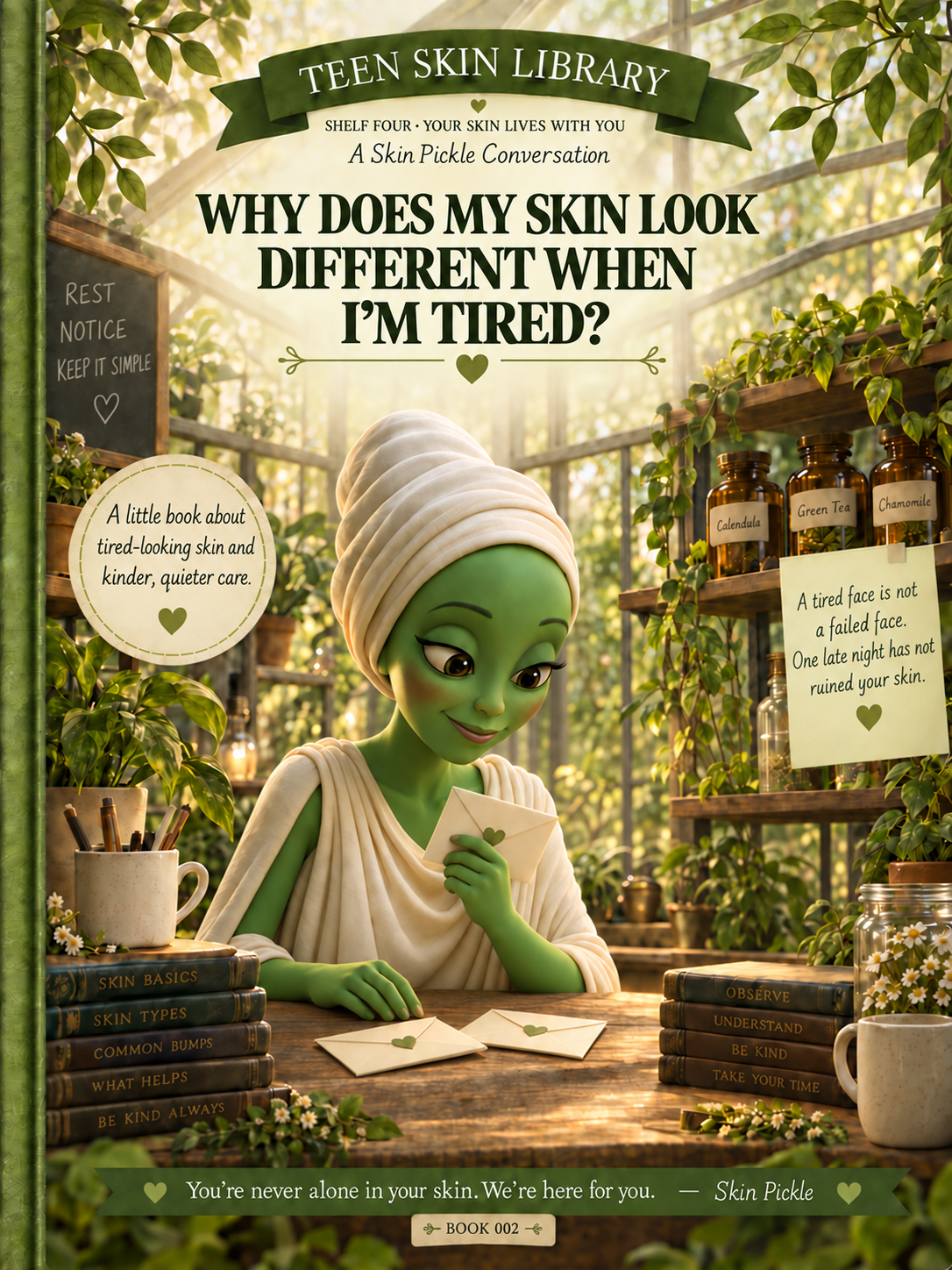 Why does my skin look so different when I am tired?